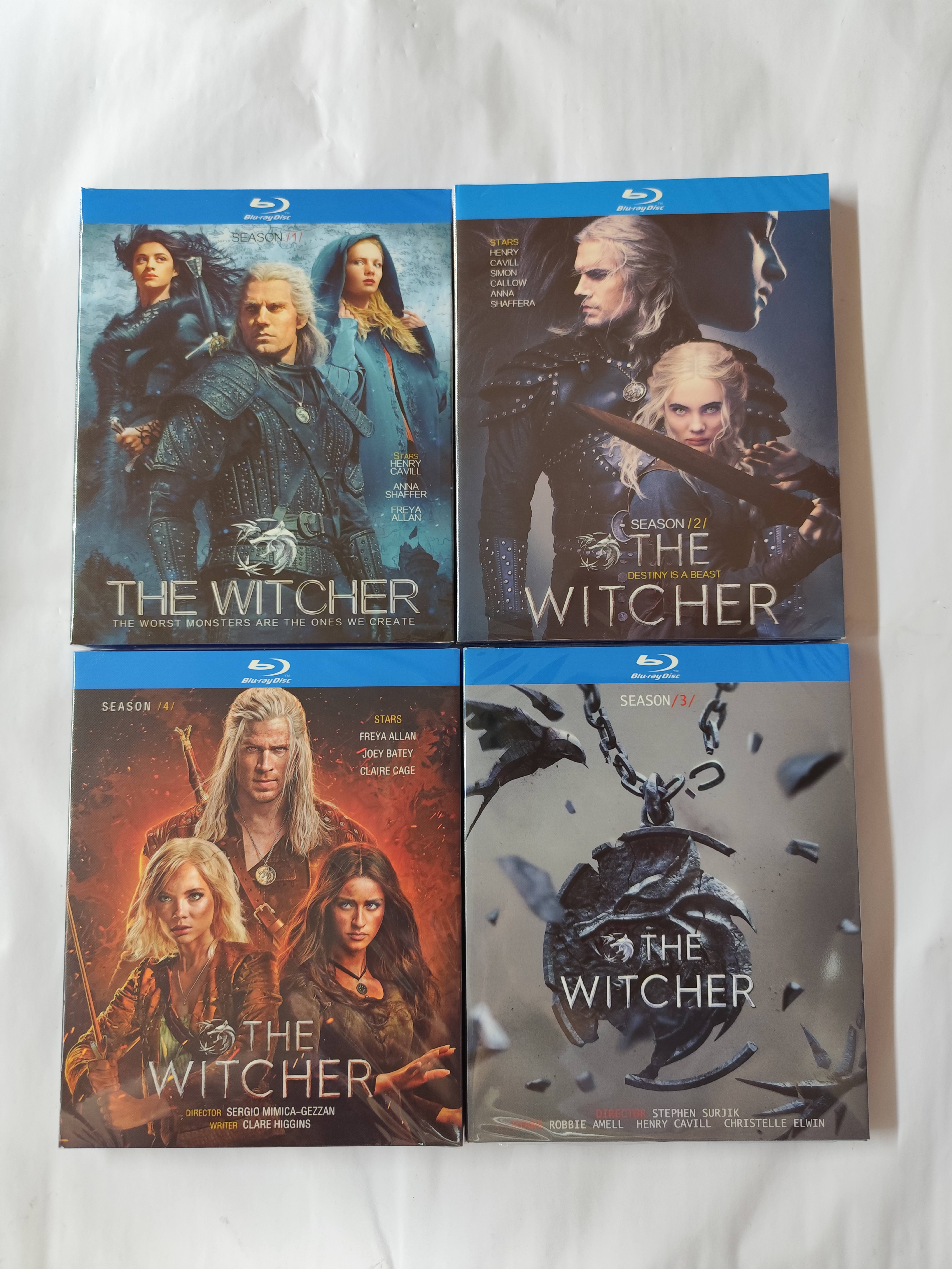海外ドラマ ウィッチャー シーズン1+2+3+4 日本語字幕 日本語吹き替え版 完全版 豪華版ブルーレイ Blu-ray BOX