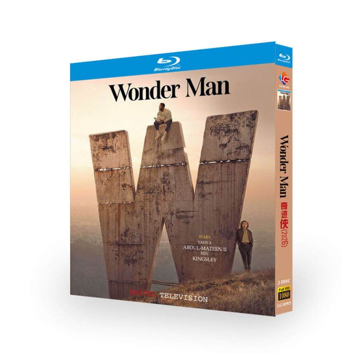 海外ドラマ Wonder Man『ワンダーマン』日本語字幕 日本語吹き替え版 ブルーレイ Blu-ray BOX