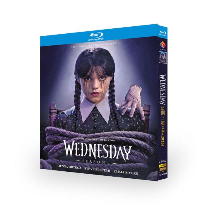 海外ドラマ ウェンズデー シーズン2 日本語字幕 日本語吹替版 Blu-ray BOX